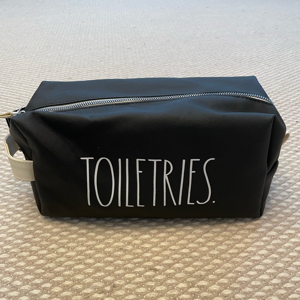 Rae Dunn TOILETRIES Dual Sided Travel Pouch Bag